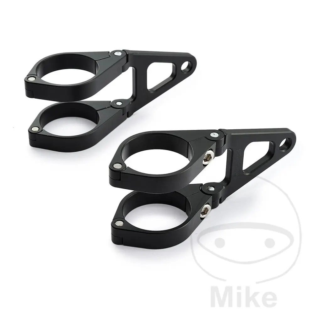 Support de lampe Daytona 41 mm court Aluminium noir