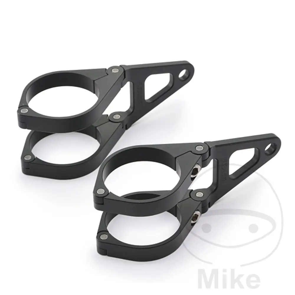 Support de phare Daytona 49 mm court aluminium noir