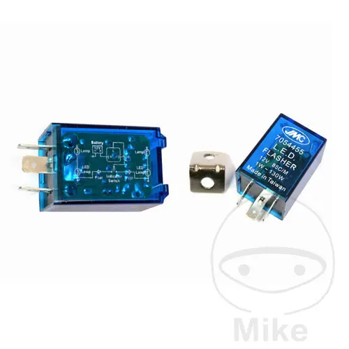 Elektrisk blinkrelæ JMP 12V 3 ben