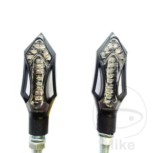 JMP JAVELIN LED richtingaanwijzer transparant zwart glas