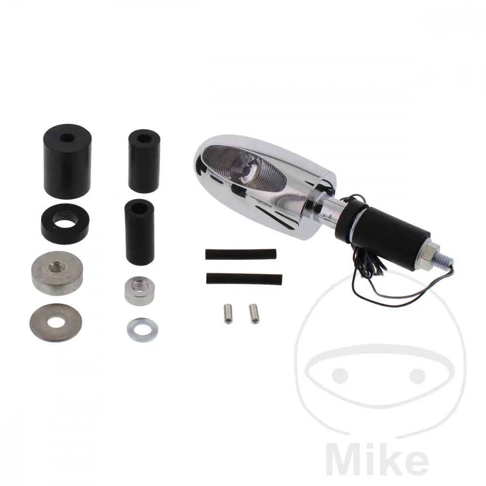Мигач прозрачно хромиран BL1000 LED Kellermann