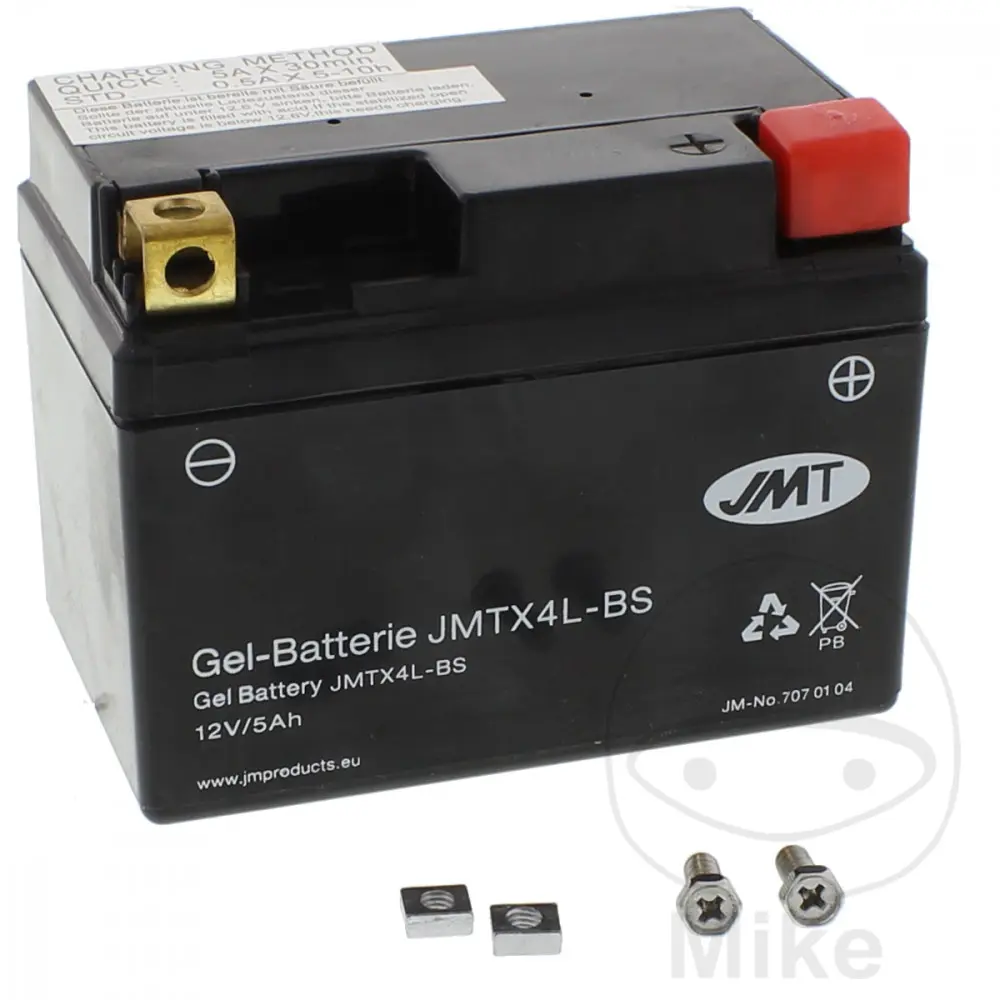 Motorradbatterie YTX4L-BS Gel JMT Yuasa