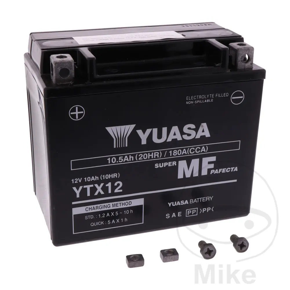 Batterie Yuasa YTX12 sans entretien