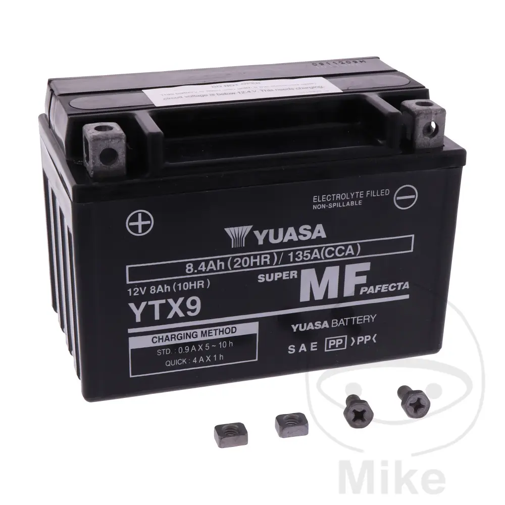 Batterie Yuasa YTX9 SLA AGM wartungsfrei