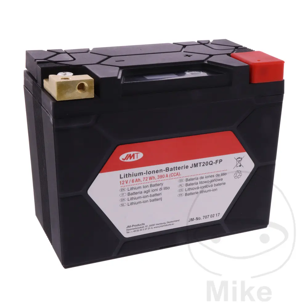 Motorcykelbatteri JMT20Q-FP fra JMT