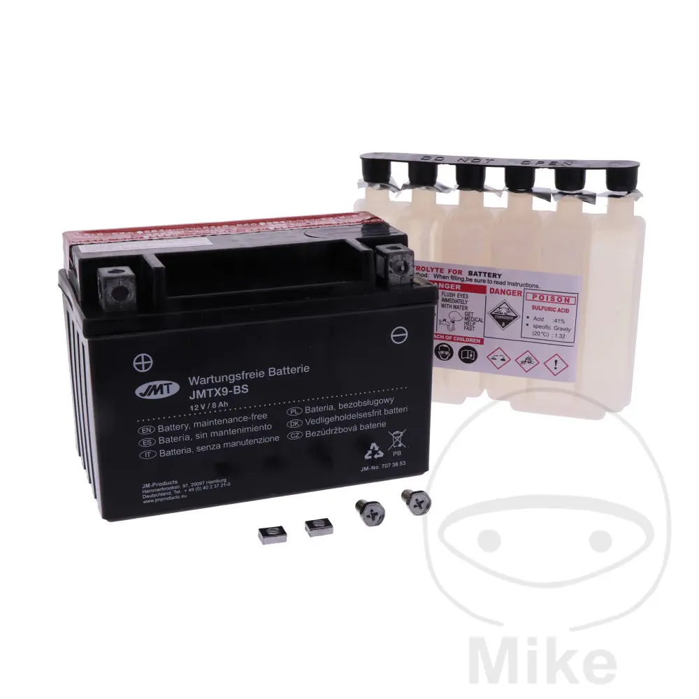 Batterie Moto YTX9-BS JMT Yuasa 7070683