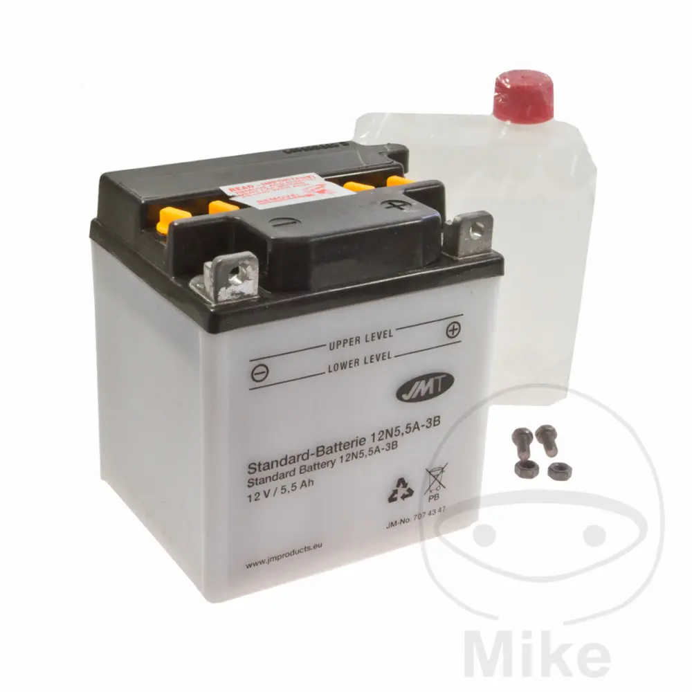JMT 12N5.5A-3B موٹر سائیکل بیٹری