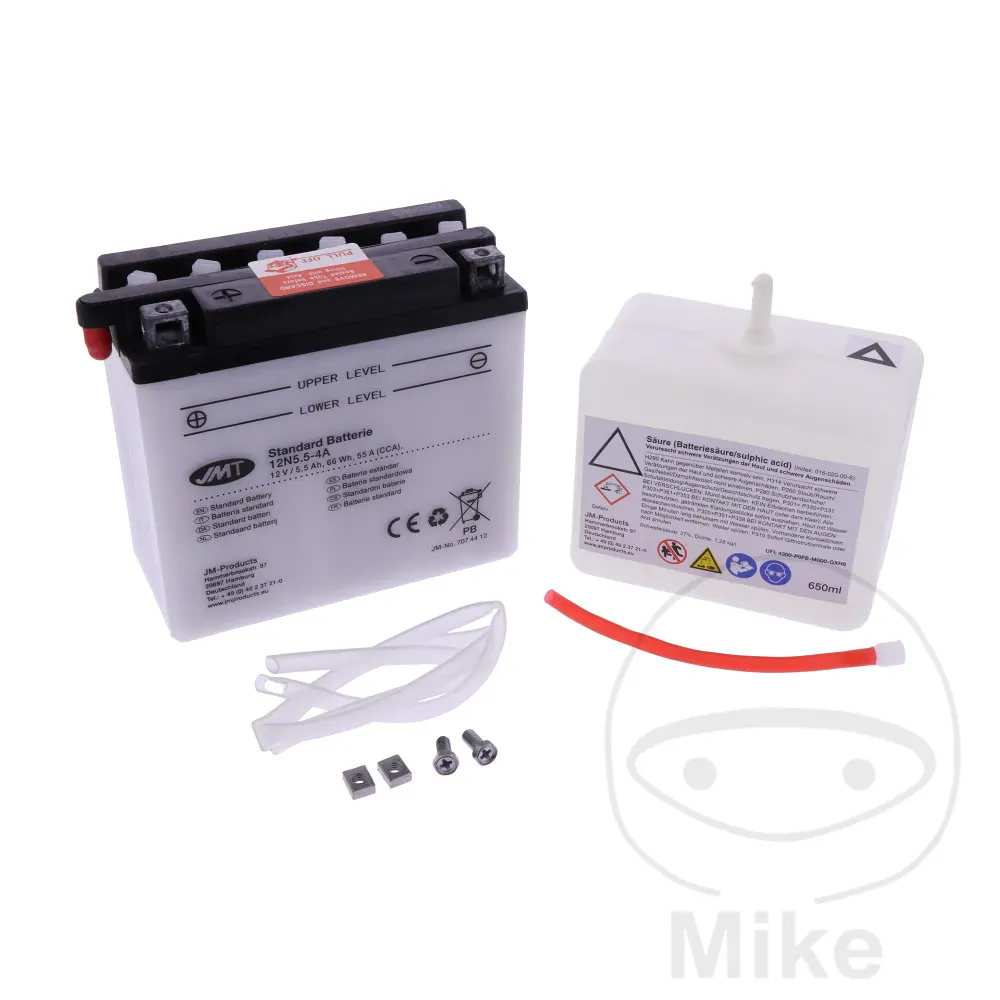 Мотоциклетна батерия 12N5.5-4A JMT Yuasa 7070964