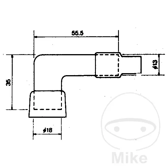 این جی کے LB05F سیاہ سپریسسر — 2 ویو