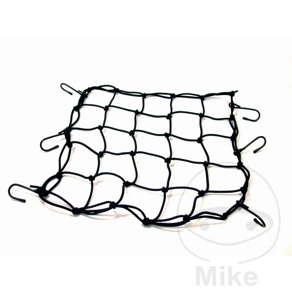 Gepäcknetz JMP 40 x 40 cm 6 Haken schwarz