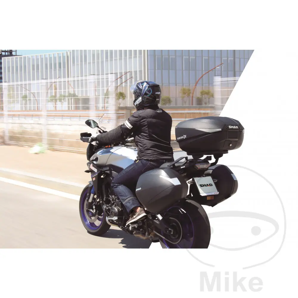 Shad toppkasse justerbar 3 posisjoner 58L svart/karbon sh58x — vinkel 8