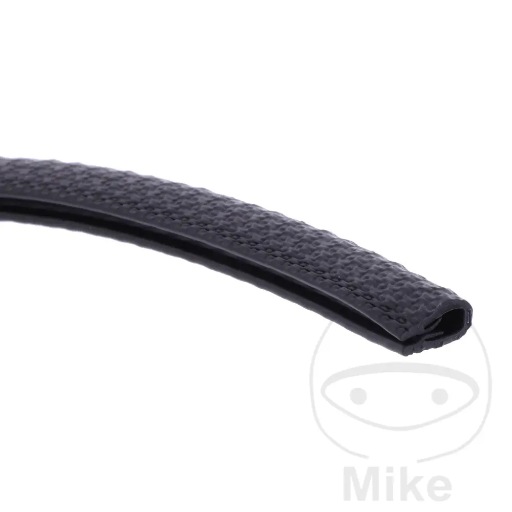 Flexible Black Edge Protection 5 meter 9.5 mm for 1-2 mm Profile