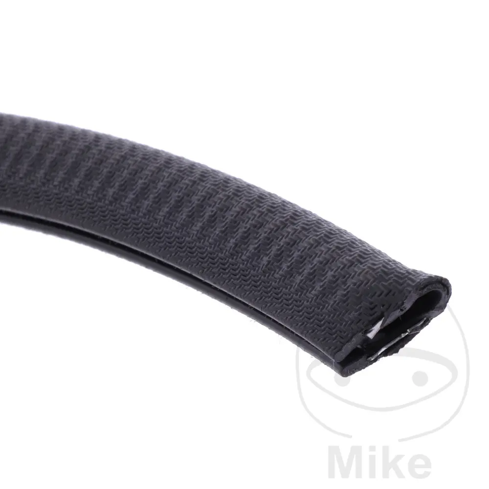 フレキシブル エッジプロテクター ブラック 1メートル 17mm プロファイル厚1-4mm用