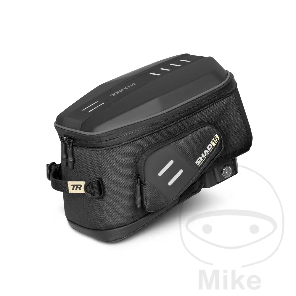 Sacoche de reservoir moto Shad terra TR15CL capacite 13L noir pour fixation click system verrouillage a cle (X0TR15CL)