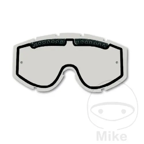 Visier für Cross-Brillenmaske Progrip für Modelle 3200-3201-3204-3301-3450 transparent Lichtempfindlichkeit Doppelvisier antibeschlag kratzfest UV-Schutz — Ansicht 2