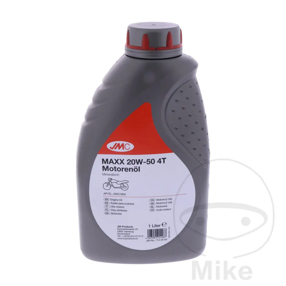 Motoröl 20W50 4T 1 L JMP Maxx mineralisch