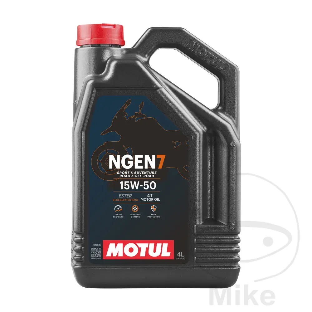موٹل موٹر سائیکل آئل 15W50 4T 4L MTL