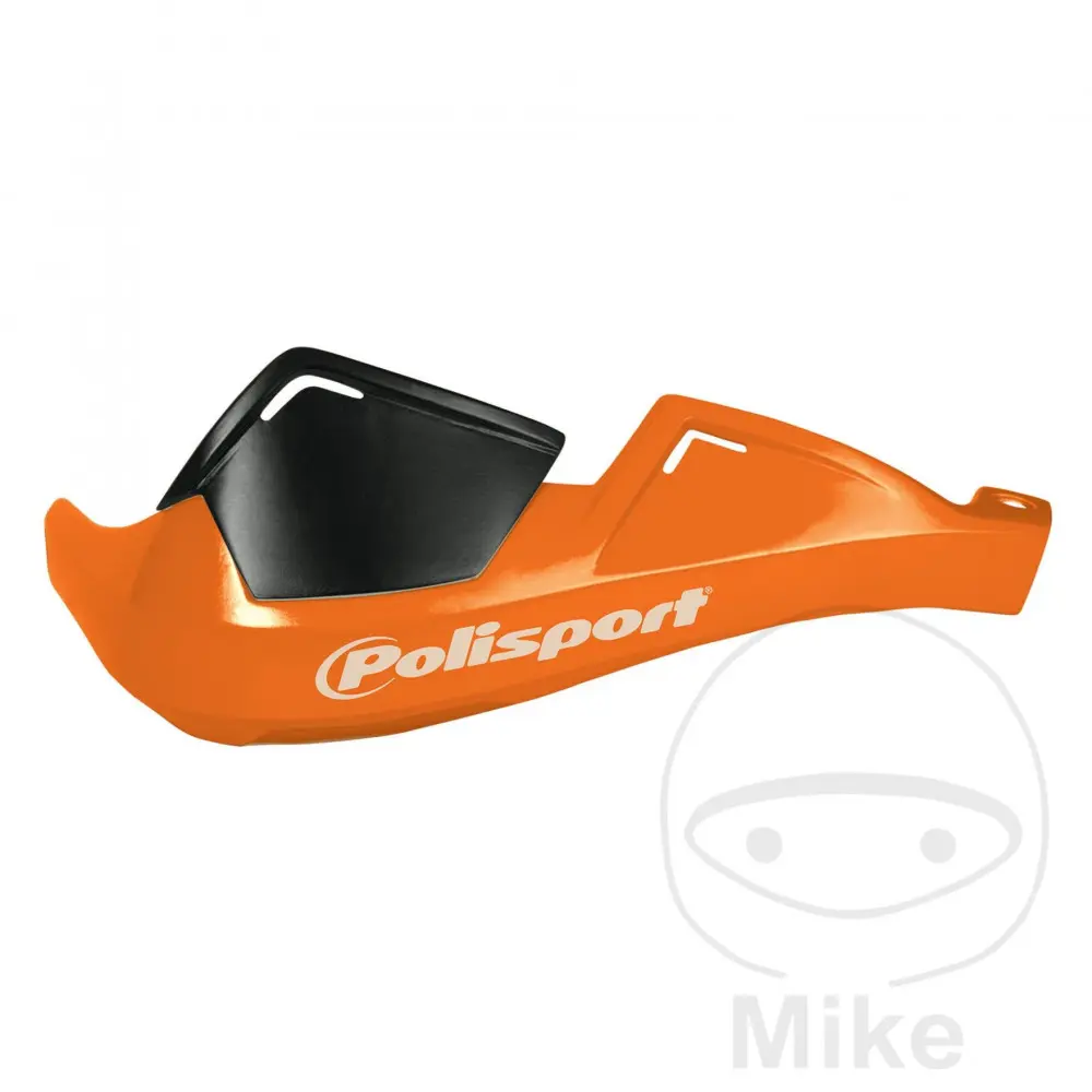 Protège-main moto Polisport Évolution intégral version fermée vert Kawasaki fixation universelle 22 mm