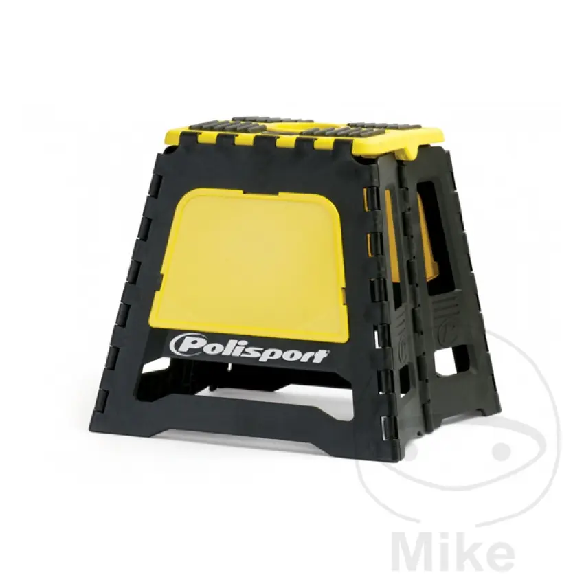 Lève-moto fixe pliable Polisport jaune