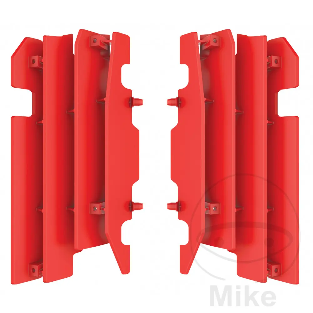 Kit Protection Radiateur Rouge 04 Polisport