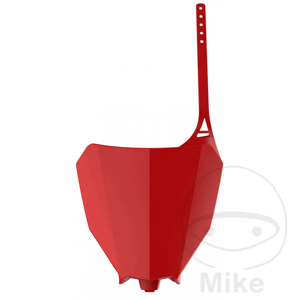 Plaque numérotée de tête de fourche Polisport Honda CRF 250 R/RX 2019-2021 et 450 R/RX 2017-2020 rouge