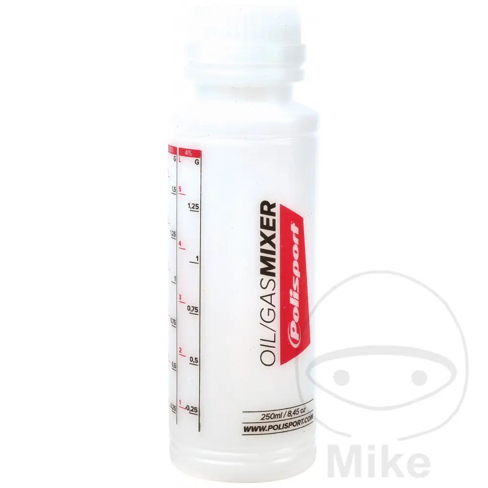 Abmischbecher für Öl Polisport graduiert transparent 250 ml