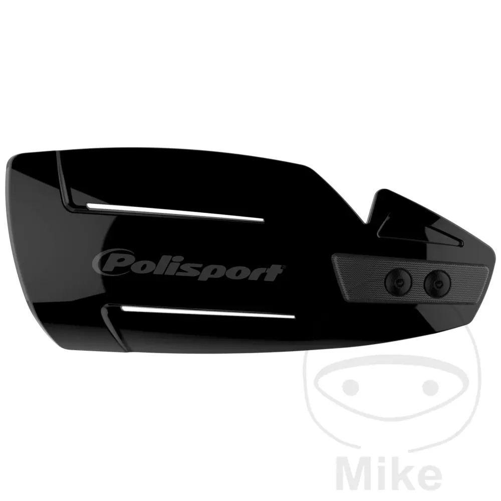 Protège-mains moto Hammer version ouverte noir Polisport