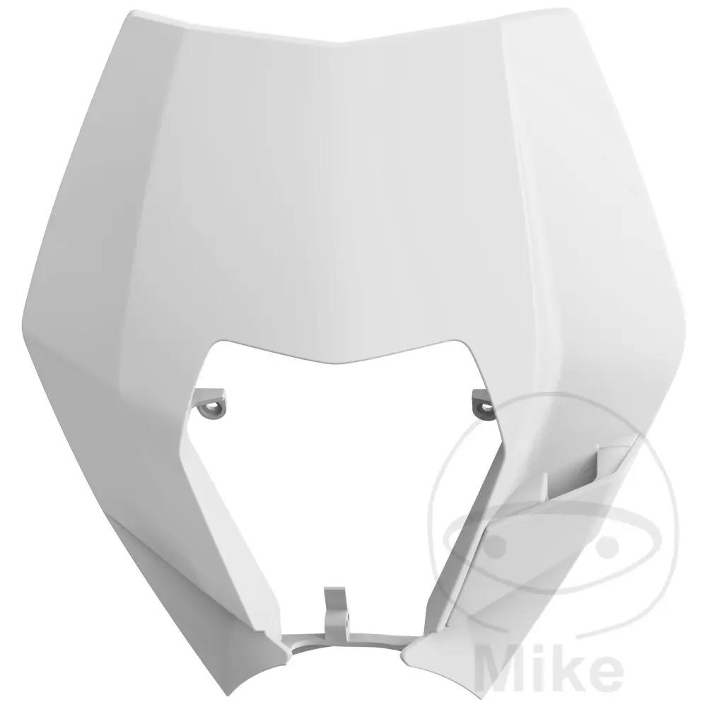 Plaque phare avant Polisport KTM EXC/EXC-F/XC-W/XCF-W (08-13) blanc