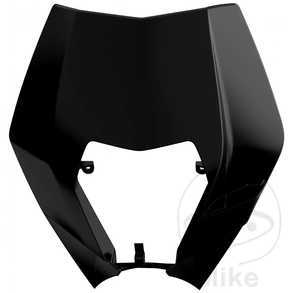 Plaque phare avant Polisport KTM EXC/EXC-F/XC-W/XCF-W (08-13) noir