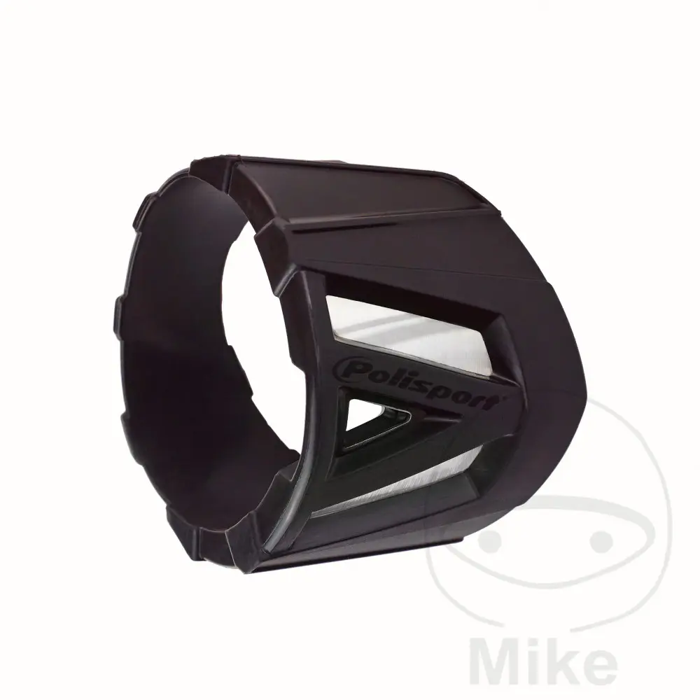 Protection de silencieux 340>400 mm noir Polisport