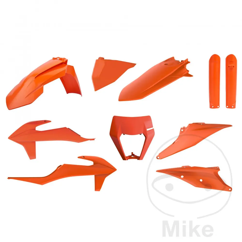 Kit complet plastiques POLISPORT KTM EXC/EXC-F 2020+ orange