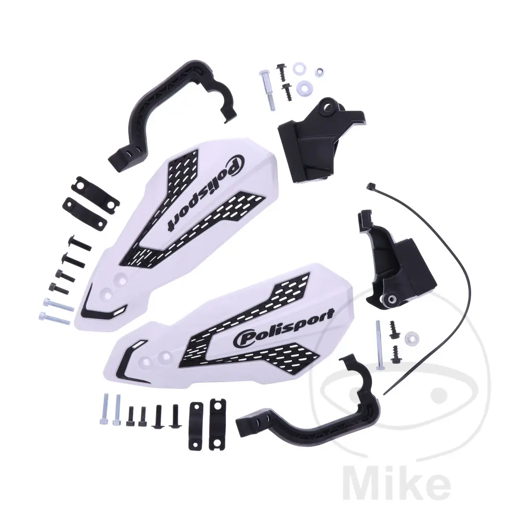 Protège-mains Polisport MX FLOW Blanc/Noir