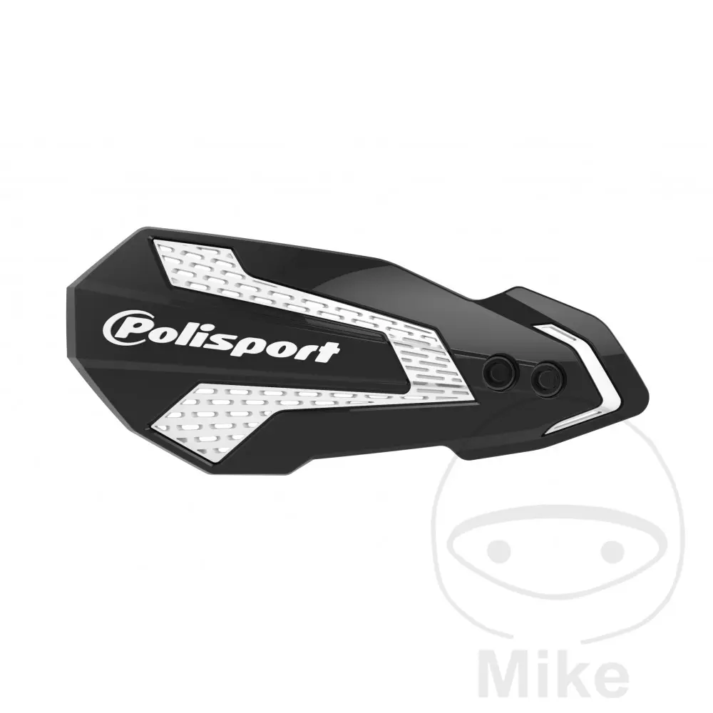Protège-mains Polisport MX FLOW Noir Blanc Kit