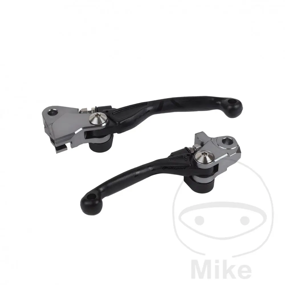Leviers de frein et embrayage Polisport Pivot noirs incassables