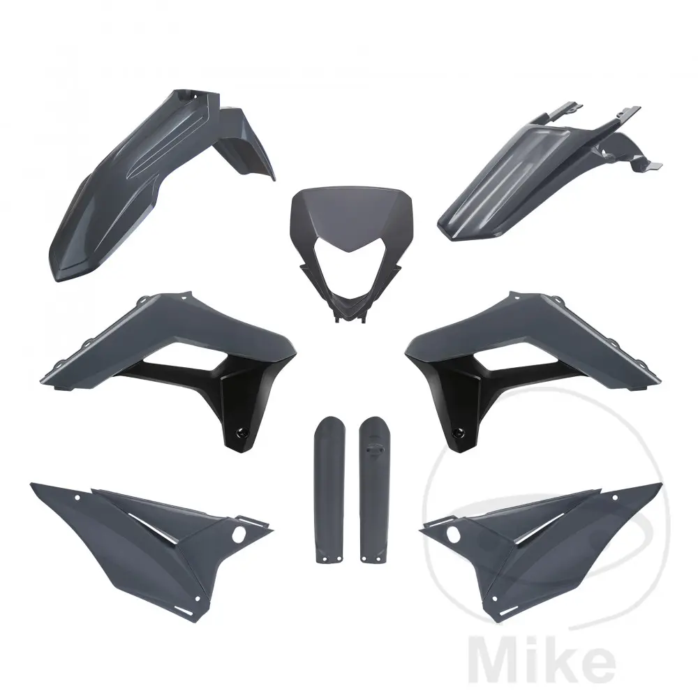 Polisport Verkleidungssatz 9-teilig Sherco 125/250/300/450/500 2024 grau