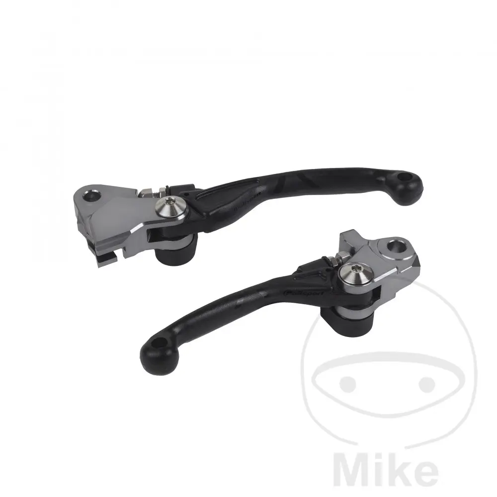 Set leve freno/frizione Polisport Pivot nero infrangibile
