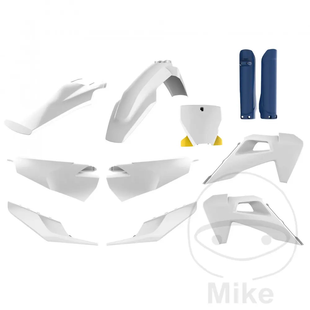 Verkleidungssatz Kunststoff Polisport Husqvarna 125 TC 250 350 450 FC 2019-2022 weiß