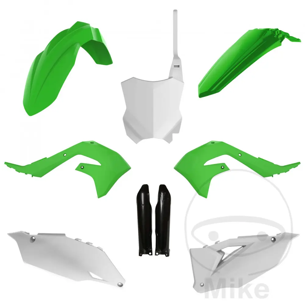 Kit complet plastiques Polisport GN blanc noir