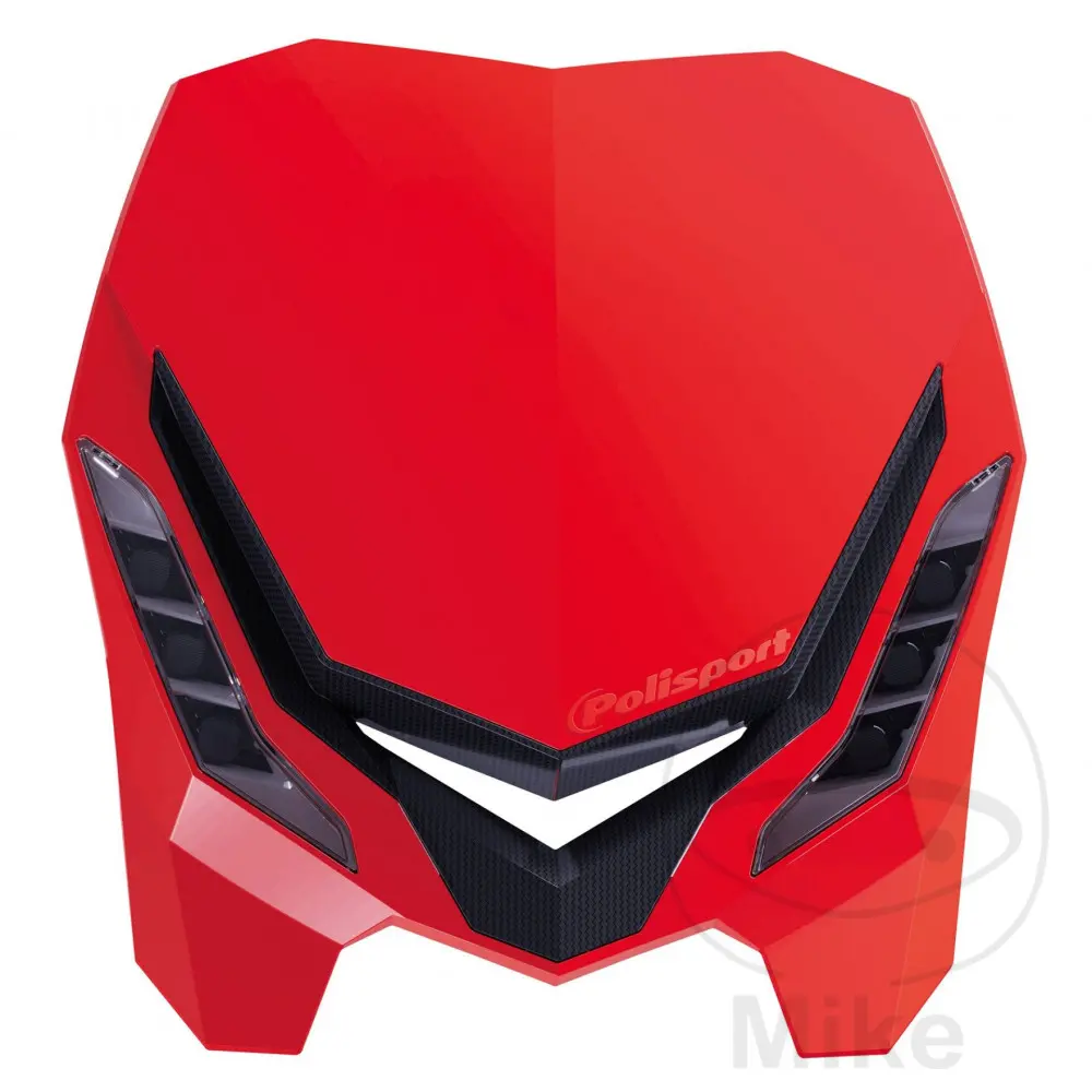 Polisport Maske Punane/Must tuled