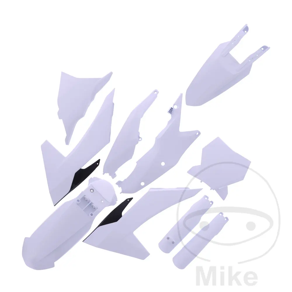 Kit plastiques complet blanc Polisport