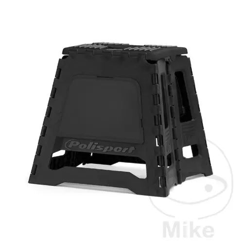 Lève-moto fixe pliable noir/blanc Polisport