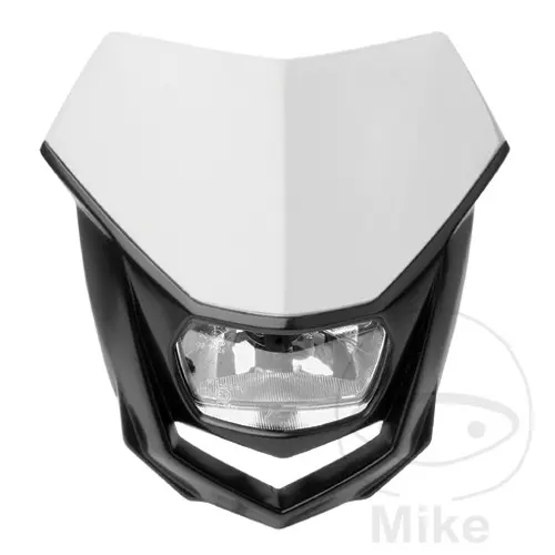 Strålkastarmask Polisport Halo vit/svart