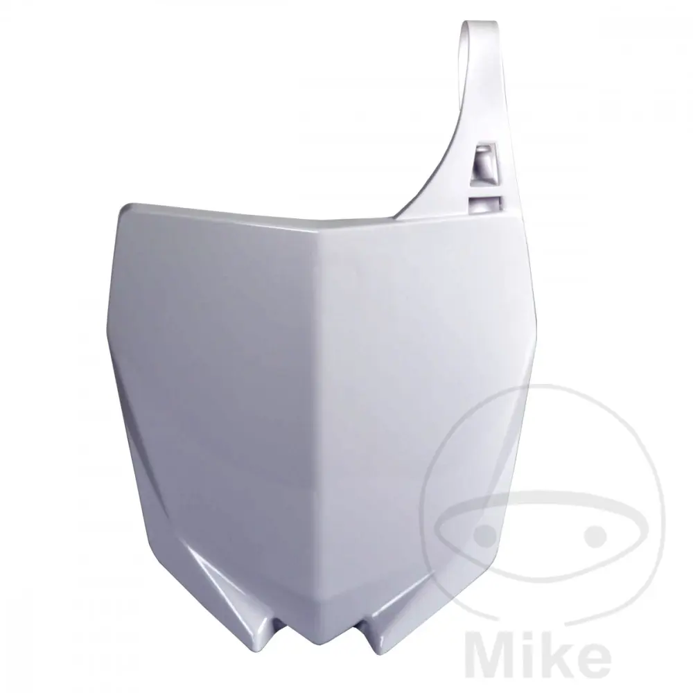 Plaque numéro-tête de fourche Polisport Yamaha 125/250 YZ 2015-2021 blanc