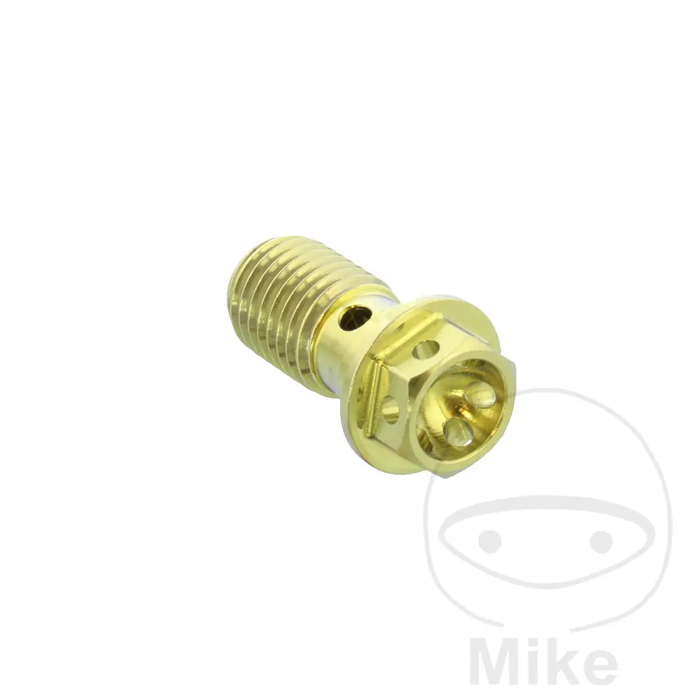 Egyszerű Banjo csavar M10 x 1.25 Racing Arany Titán JMP