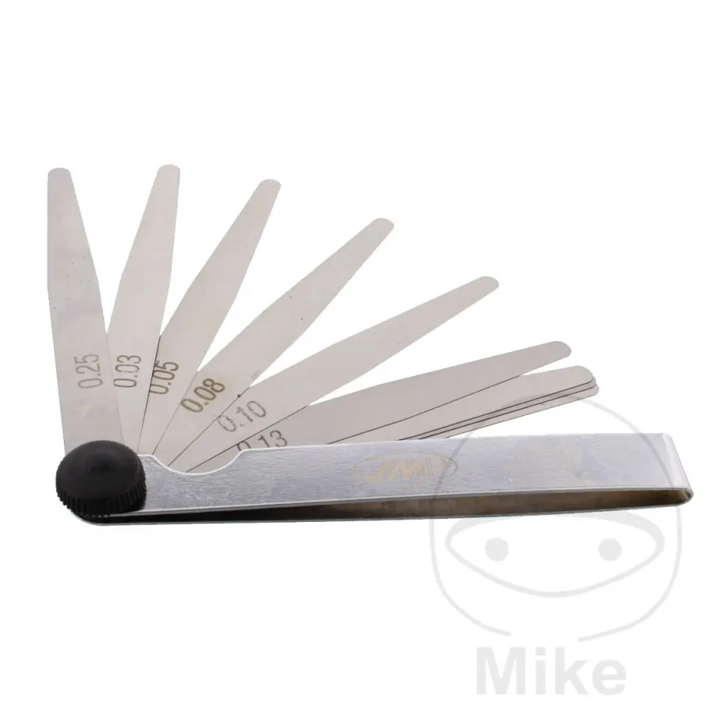 Kit Jauge d'épaisseur métrique JMP 9 pièces 0.03-0.25 mm