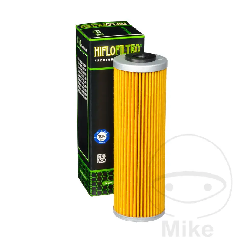 Filtre à huile Hiflofiltro HF650 41x130 mm KTM 790-890-990 Duke/Adventure/Superduke CF Moto 800 MT