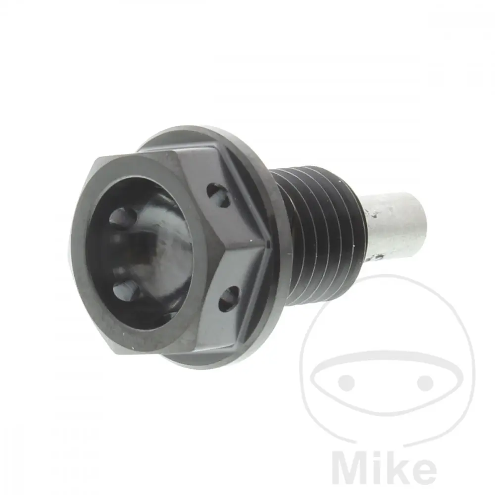JMP 자기 오일 드레인 플러그 M12 X 1.50 mm 15 mm 티탄 블랙