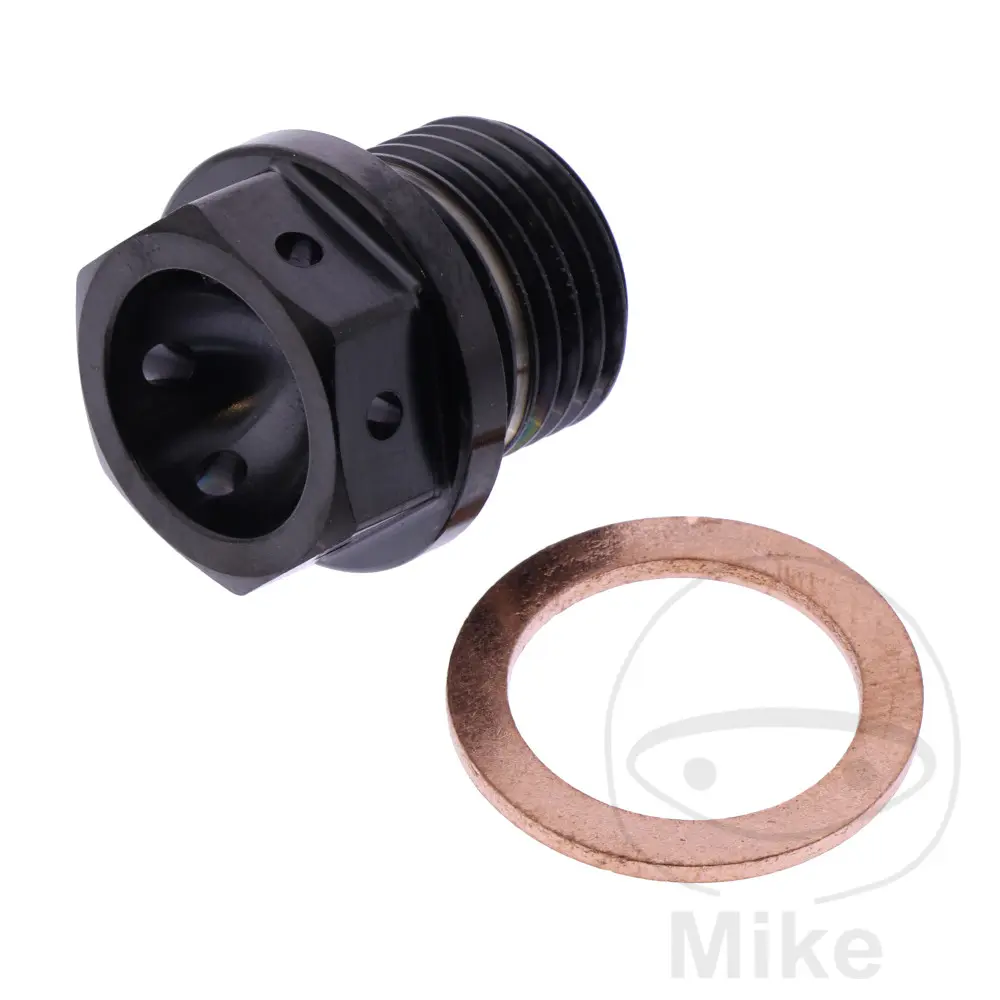 JMP M16x1.5 mm 12 mm 钛黑色放油螺丝