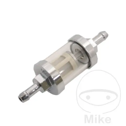 Filtre à carburant JMP 6 mm chromé 1/4"