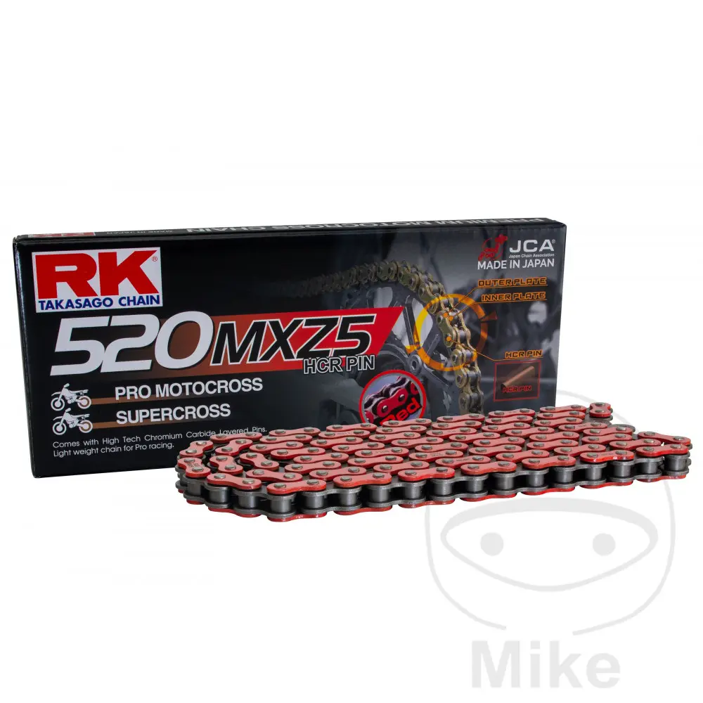 سلسلة نقل حركة RK RT520MXZ5/114 مفتوحة مع وصلة مشبك